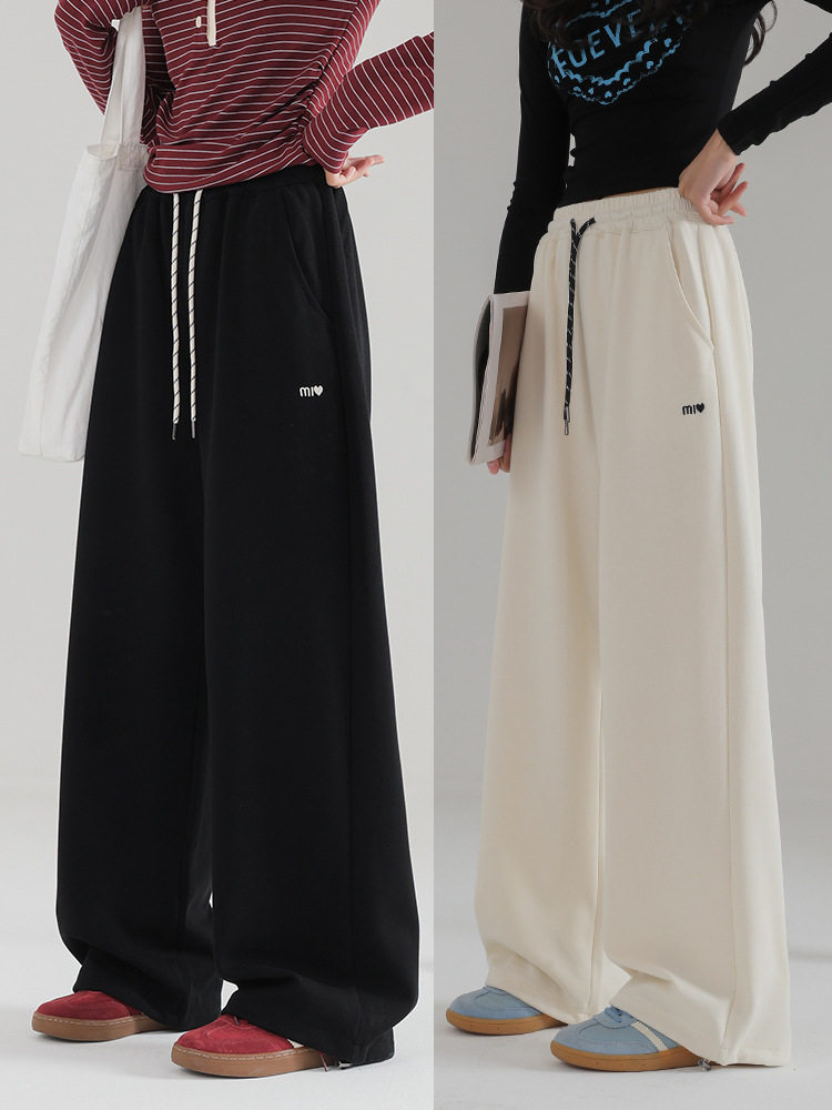 女大童裤子春秋款2026新款初中生高中生休闲裤女孩初中女生直筒裤,女装/女士精品,卫裤,淘宝优惠券,粉丝福利购,淘宝优惠卷