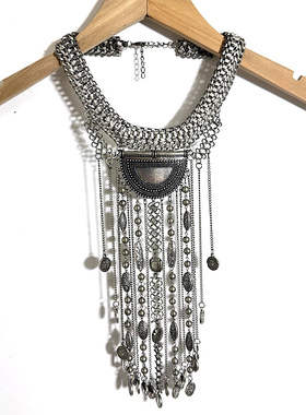 复古民族风锁骨链圣迪家