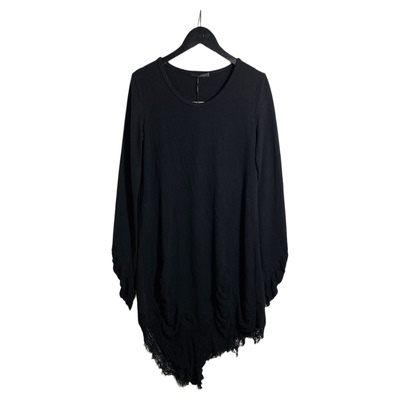 圣迪家女士圆领不规则做破拉丝个性上衣0213