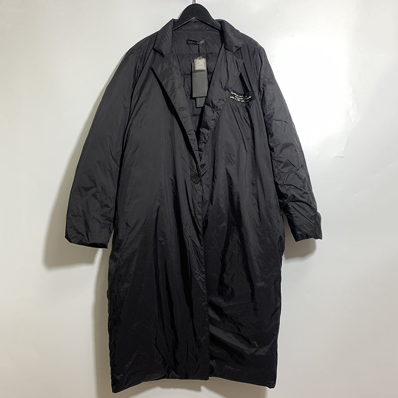 圣迪奥聚酯纤维西装领羽绒服