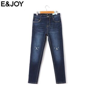 ◆Etam/艾格 ES专柜正品折扣店◆显瘦弹力小脚牛仔裤