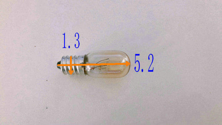 通用海尔油烟机配件灯泡230V15W茄形小灯泡照明灯泡冰箱通用灯泡