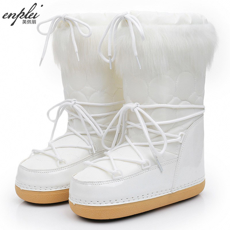 痞幼同款冬季欧美雪地靴毛毛靴