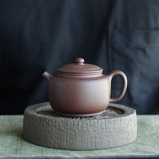 德钟260cc龙山紫泥宜兴紫砂壶手工经典 高端小茶壶送礼 知恩堂