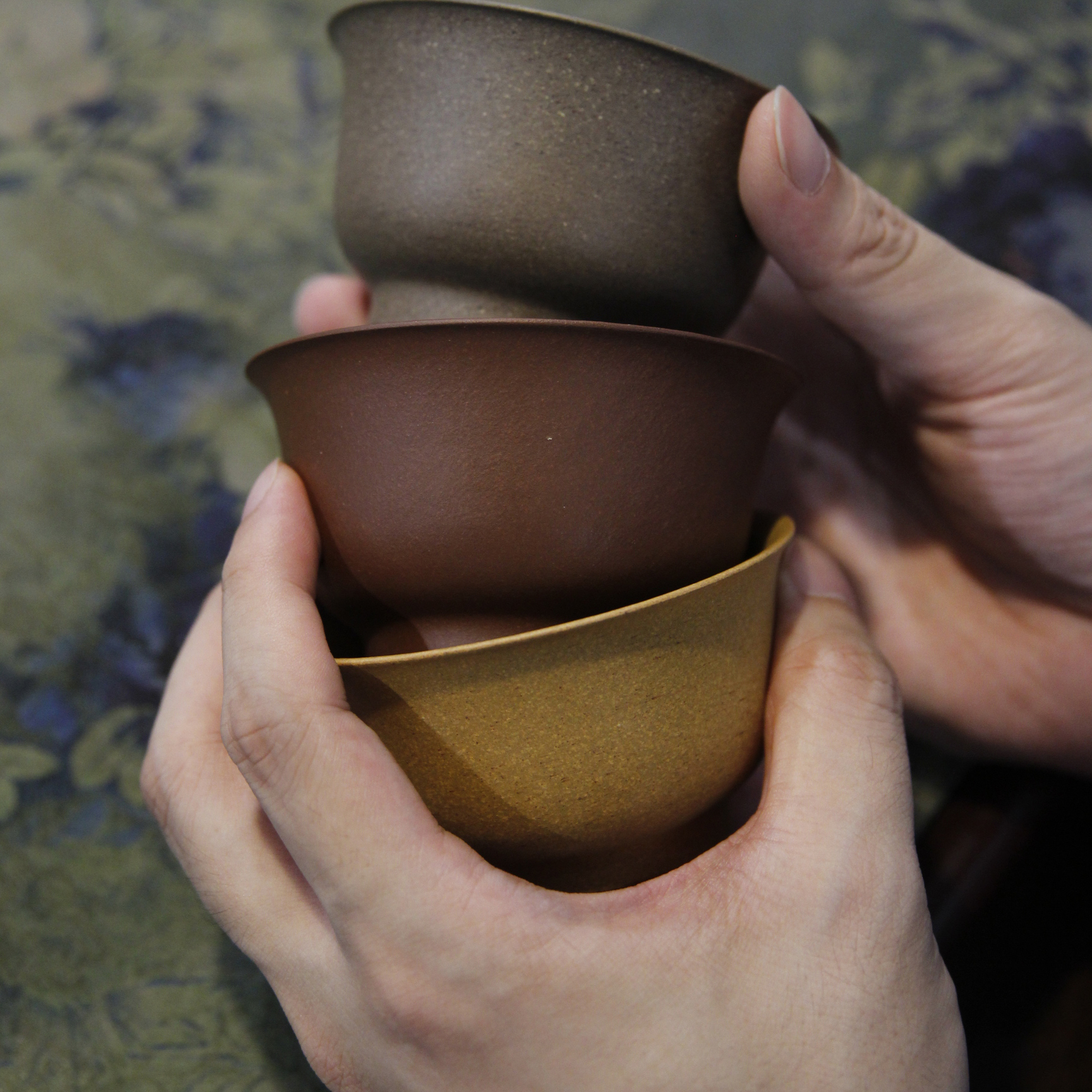 【知恩未器】压手杯紫泥120cc段泥青段110cc主人杯高端茶器茶杯