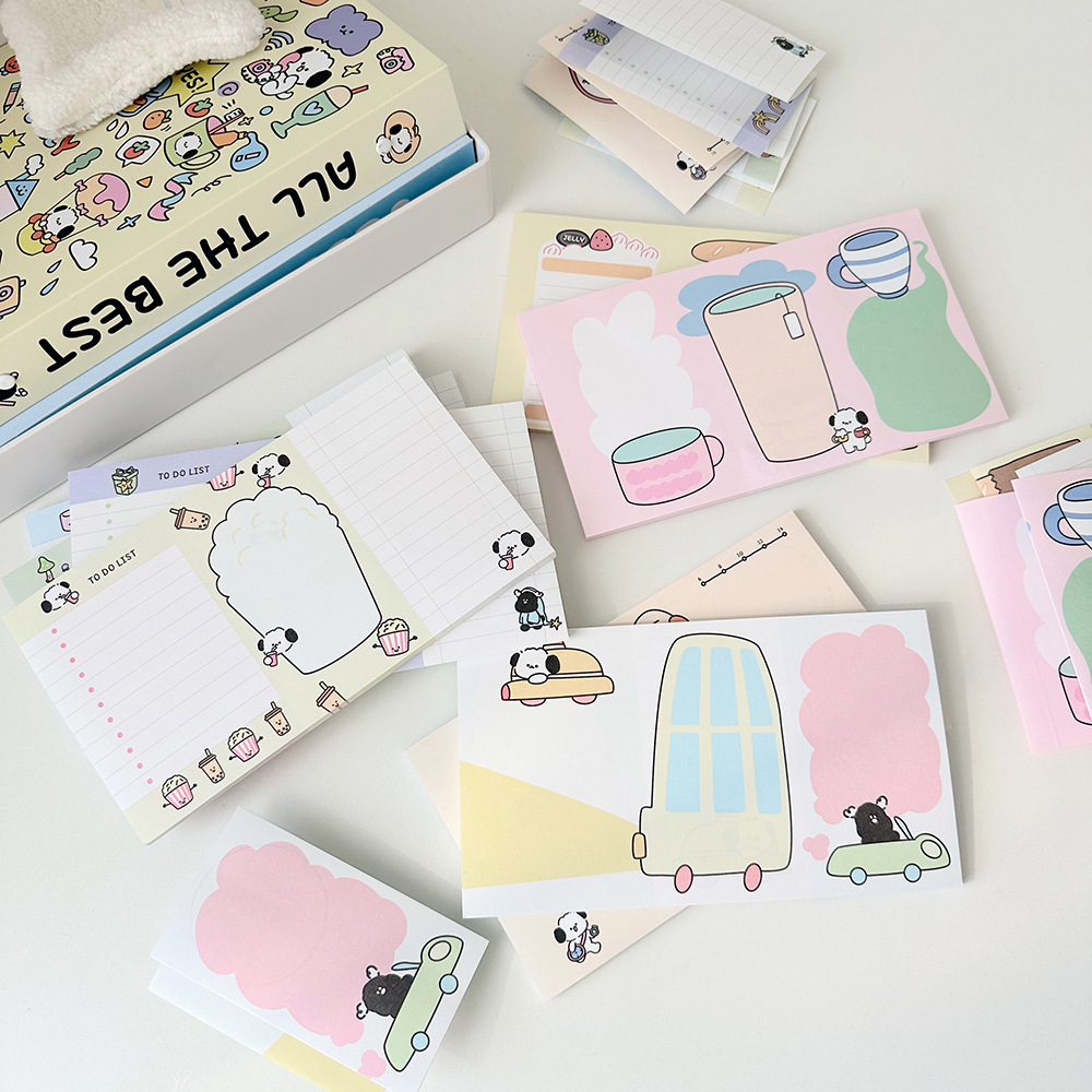 A7内页替芯分装|花墨三折页果冻小宝日常企划系列手账内页便签