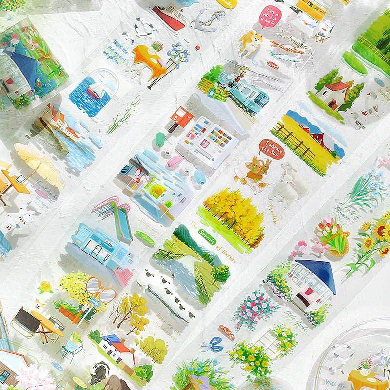 胶带分装|信的恋人PET胶带 现在就出发 笔记本手账装饰素材贴diy