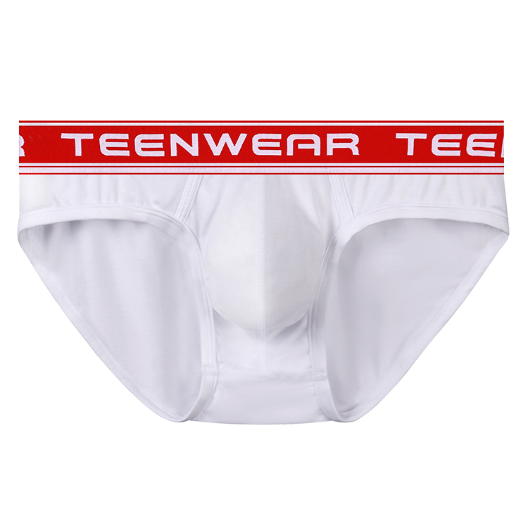 TEENWEAR轻薄modal篮球跑步运动本命年红色大囊袋低腰三角内裤