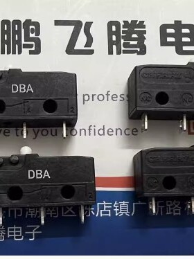进口德国cherry DBA微动开关3脚 0.1A电流按键开关 白色触点针脚