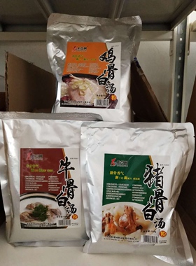 名师调香18店青岛柏慧园圆r0823鸡0822猪0821牛骨白汤粉500g