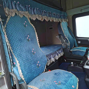 大货车解放J6PJH6L欧曼GTLESTX东风天龙汕德卡座套坐垫套汽车专用