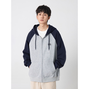 宽松外套开衫 YOKE 连帽卫衣男cityboy春季 日系休闲插肩袖 STUDIO