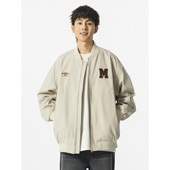 复古刺绣棒球领夹克男春秋棉衣防风夹克外套棉服 美式 YOKE STUDIO