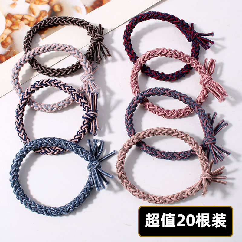 高弹力扎头发皮筋发绳韩国小清新森女系头绳简约个性发圈女成人