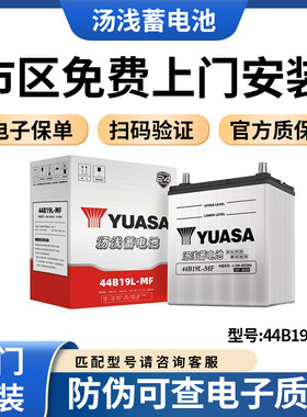 汤浅44B19L40Ah免维护蓄电池