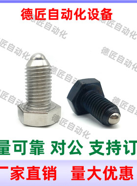 球头柱塞BPHH4 5 6 8 10 12 16-10 15 20 30 40 50 60六角螺栓型