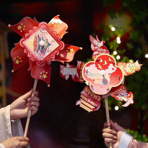 儿童手工diy风车材料包