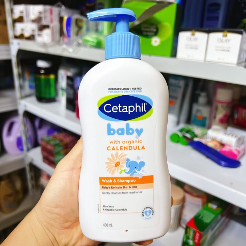 香港购Cetaphil丝塔芙婴儿润肤乳液400ml德国进口温和二合一沐浴