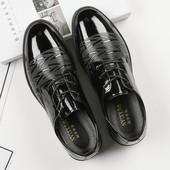 伴郎黑色新郎商务正装 休闲皮鞋 软底西装 英伦男鞋 夏季 韩版 男结婚鞋