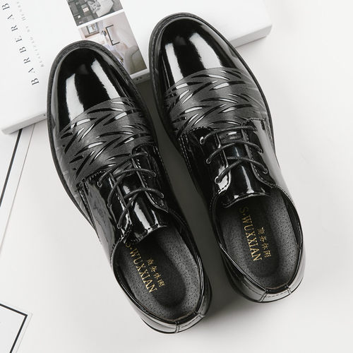 夏季韩版休闲皮鞋男结婚鞋