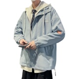 秋款新品假两件连帽男女休闲夹克外套JK2122-JK303-P-65，男装夹克，星座1109-2