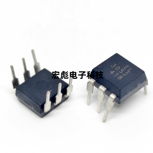 原装Everlight亿光 EL3052 直插DIP-6光耦 MOC3052光电耦合器芯片