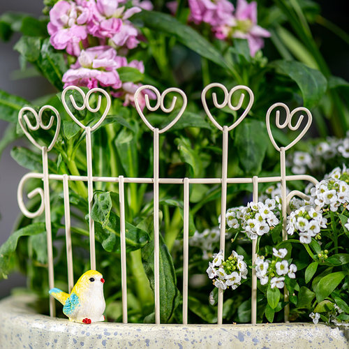 趣味铁艺迷你仿真爬藤架