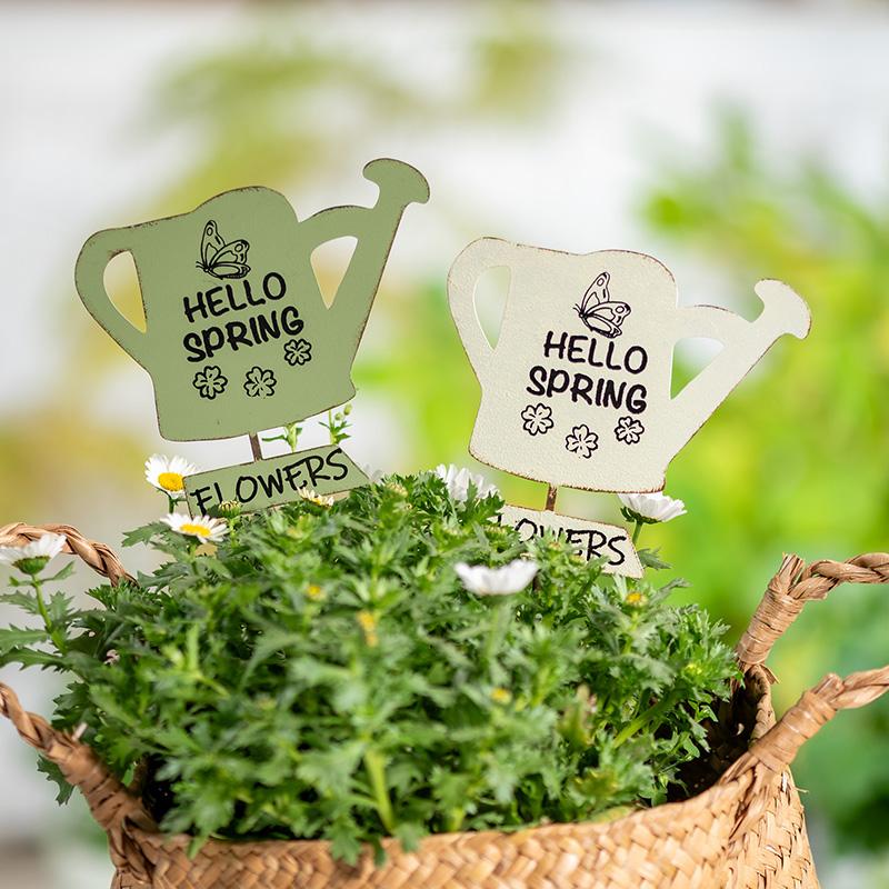 趣味铁艺迷你花盆花插