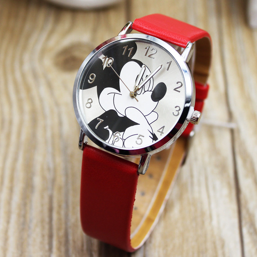 可爱米奇米老鼠卡通儿童手表女孩男孩男童女童生日礼物学生石英表