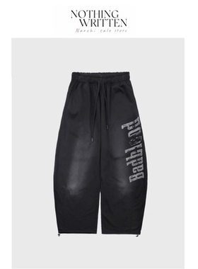 【现货】Nothing Written Narchi美式复古休闲裤子女洗水运动长裤