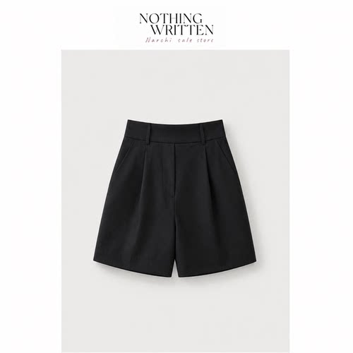 【现货】Nothing Written Narchi夏日神裤西装中裤休闲五分裤女裤