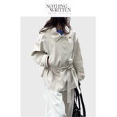 Narchi立领收腰工装 Written Nothing 外套女风衣夹克上衣 现货