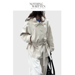 Narchi立领收腰工装 Written Nothing 外套女风衣夹克上衣 现货