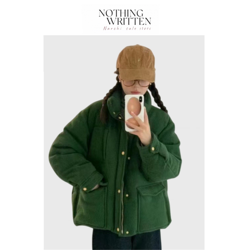 【现货】Nothing Written Narchi EGG鸡蛋家羽绒服立领加厚鹅绒服