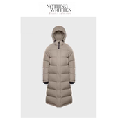 Narchi白鹅绒过膝羽绒服连帽长款 Written Nothing 8格 现货