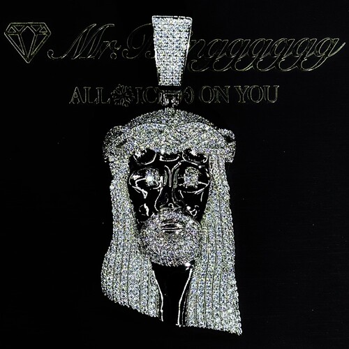 Mr.Bling满钻Rapper同款头像吊坠