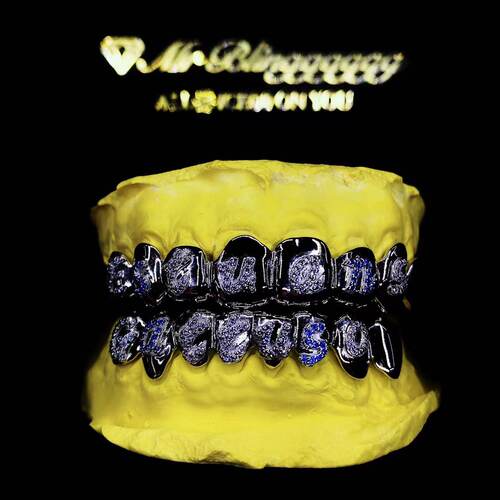 Mr.Bling私人定制字母款牙套配件
