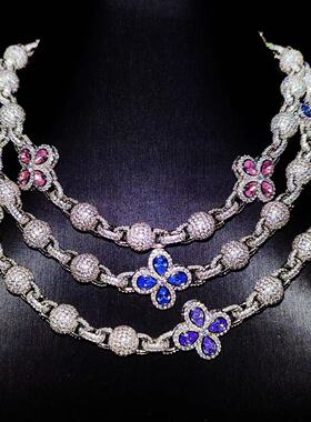 Mr.Bling满钻offset同款圆珠项链