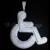 Mr.Blingggggg欧美嘻哈珠宝 Logo吊坠 Crip 定制Quando Rondo同款