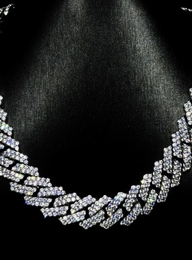 Mr.Bling菱形19mm男女款古巴链