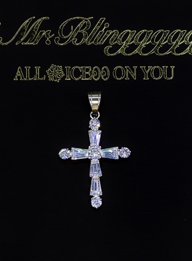 Mr.Bling男女通用不掉色十字架