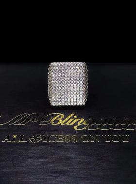 Mr.Bling满钻超大嘻哈夸张戒指