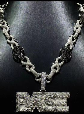 Mr.Bling私人定制银莫桑石项链