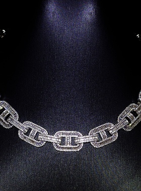 Mr.Bling猪鼻链男女生同款古巴链