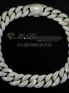 Mr.Bling超密集气泡23毫米古巴链