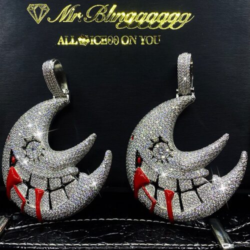 Mr.Bling小14同款情侣血月吊坠