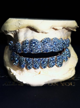 Mr.Bling定制DrakeICEMAN牙套
