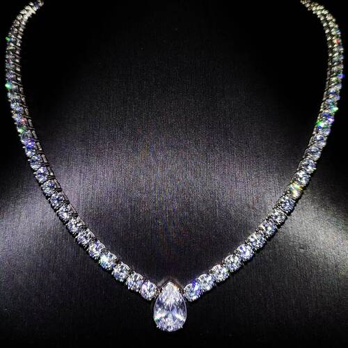 Mr.Bling玩少同款不掉色水滴项链
