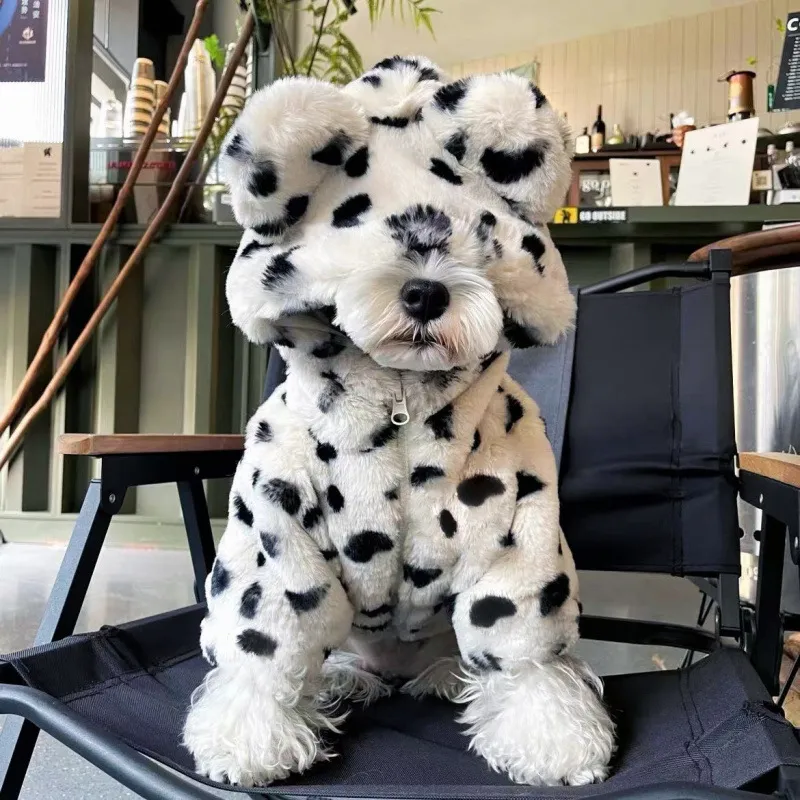 狗狗衣服秋冬款加厚冬季保暖雪纳瑞法斗比熊泰迪中小型犬皮草外套
