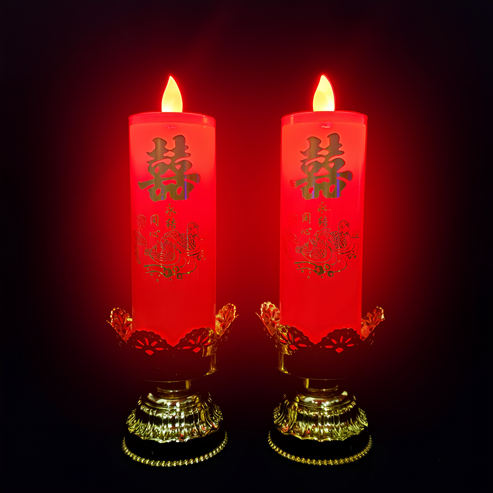 婚庆电子蜡烛灯结婚婚礼无烟浪漫图片
